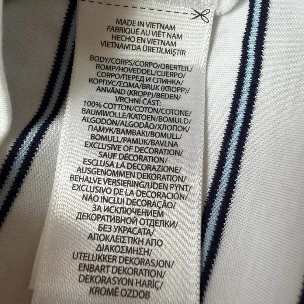Ralph Lauren Classic Fit Striped Soft Cotton Embroidered Polo Shirt-M
